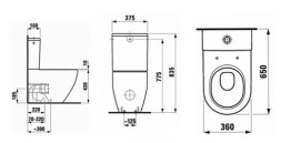 Бачок для унитаза Laufen Pro 8299530002911