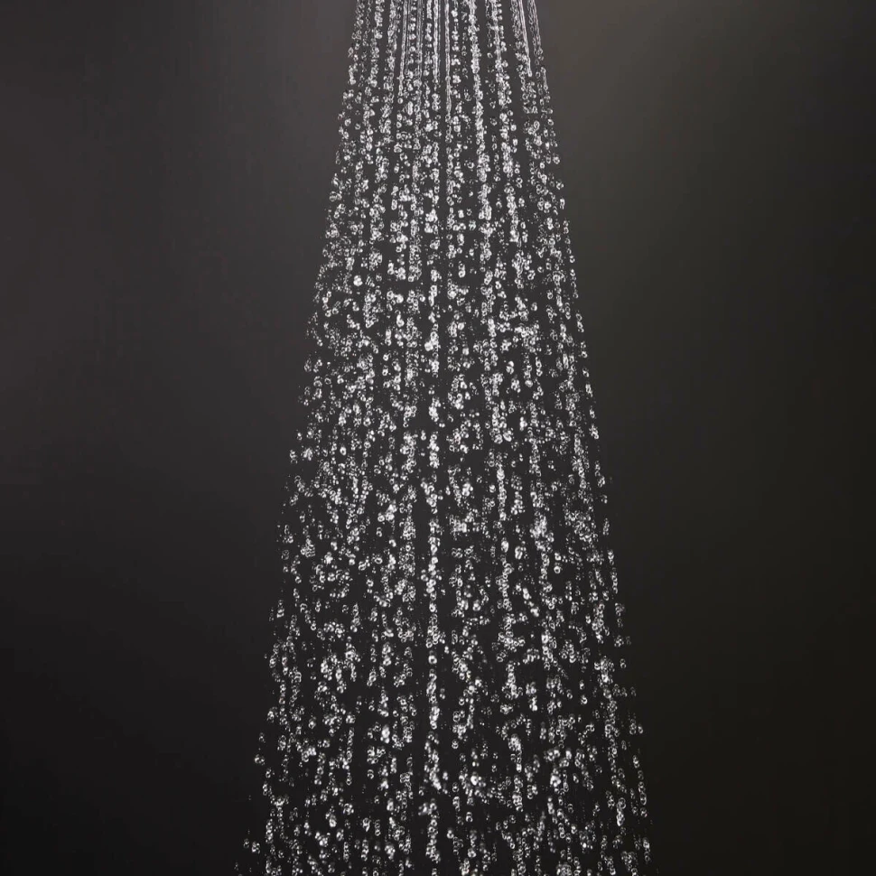 Душевая система с переключателем, без смесителя, черный Hansgrohe Vernis Shape Showerpipe 26282670