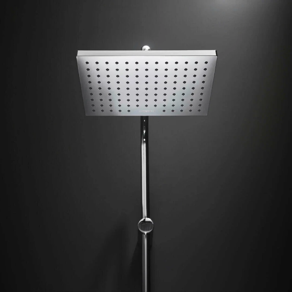 Душевая система с переключателем, без смесителя, черный Hansgrohe Vernis Shape Showerpipe 26282670
