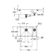 Мойка K700U, с 1,5 чашей, 760x450, нержавеющая сталь Grohe 31575SD1