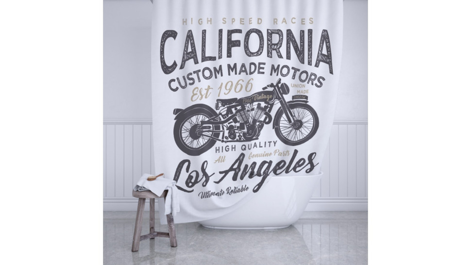 "CALIFORNIA" Шторка для ванной FX-2500