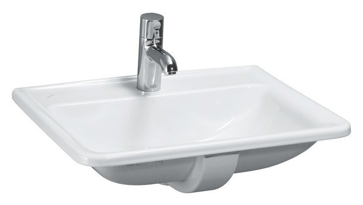 8139610001041 Раковина PRO-56 накладная, квадратная. бел.