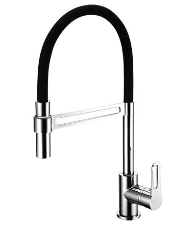 LM6006C Соул Смеситель для кухни с гибким изливом, хром