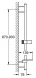 Душевая штанга 900, с полочкой, темный графит матовый Grohe RainShower SmartActive 26603AL0