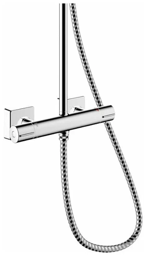 Душевая система с термостатом для душа, хром Hansgrohe Vernis Shape Showerpipe 26286000