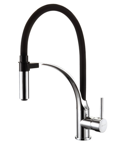 LM6007C Соул Смеситель для кухни с гибким изливом, хром
