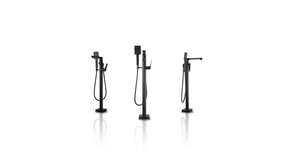 LM3744BL Смеситель Lemark Bronx для ванны, напольный