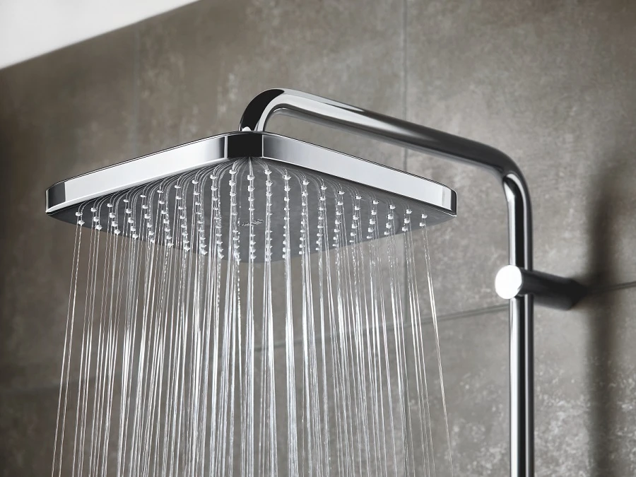 Душевая система со смесителем для душа, хром Grohe Tempesta Cosmopolitan 250 Cube 26692000