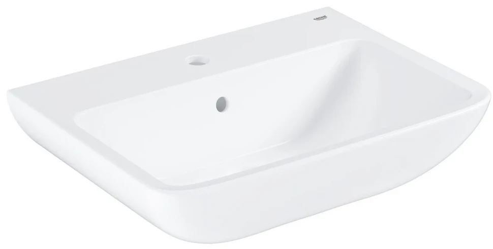 Раковина подвесная GROHE Bau Edge Ceramic  ширина 60 см, (39808000)
