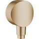 Подключение для душевого шланга, бронза Hansgrohe Fixfit S 26453140