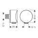 Подключение для душевого шланга, бронза Hansgrohe Fixfit S 26453140