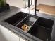 Мойка S51, композитная, с крылом, 510х1050, черный гранит Hansgrohe 43314170