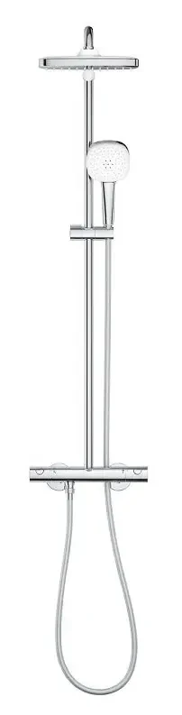 Душевая система с термостатом для душа, хром Grohe Tempesta 250 Cube 26689001