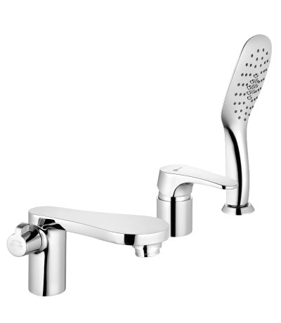 Смеситель для ванны на 3 отверстия LEMARK SHIFT  -  LM4347C
