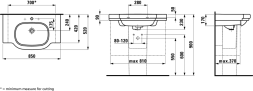 8126850001041 Раковина LB3 MODERN 65,бел