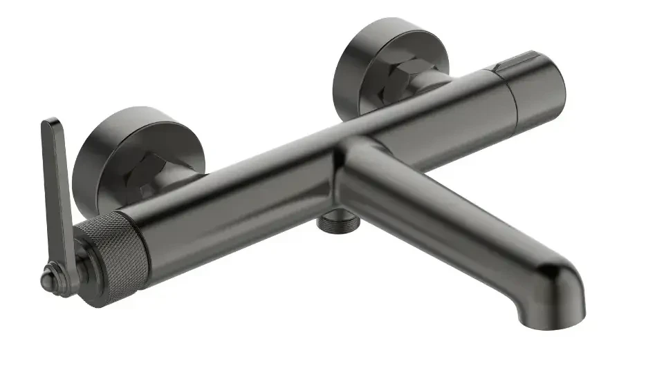 Смеситель для ванны, черная сталь ESKO Bangkok Gun metal BG54GM