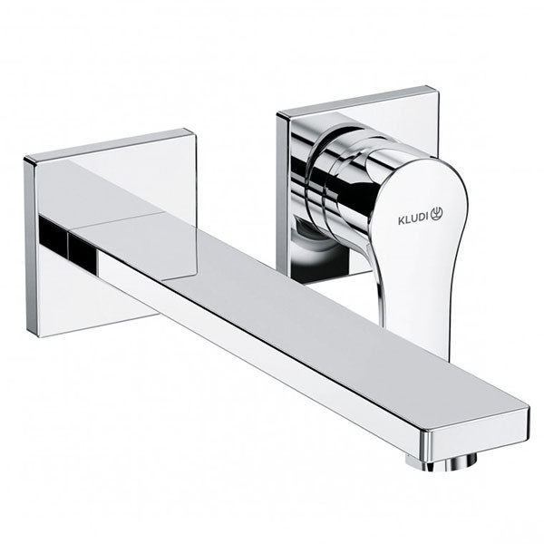 Смеситель для раковины, на 2 отверстия, хром Kludi Zenta 482450565