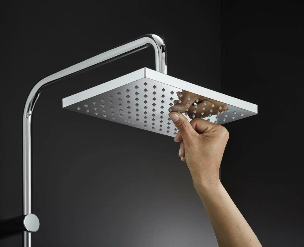 Душевая система с переключателем, без смесителя, хром Hansgrohe Vernis Shape Showerpipe 26282000