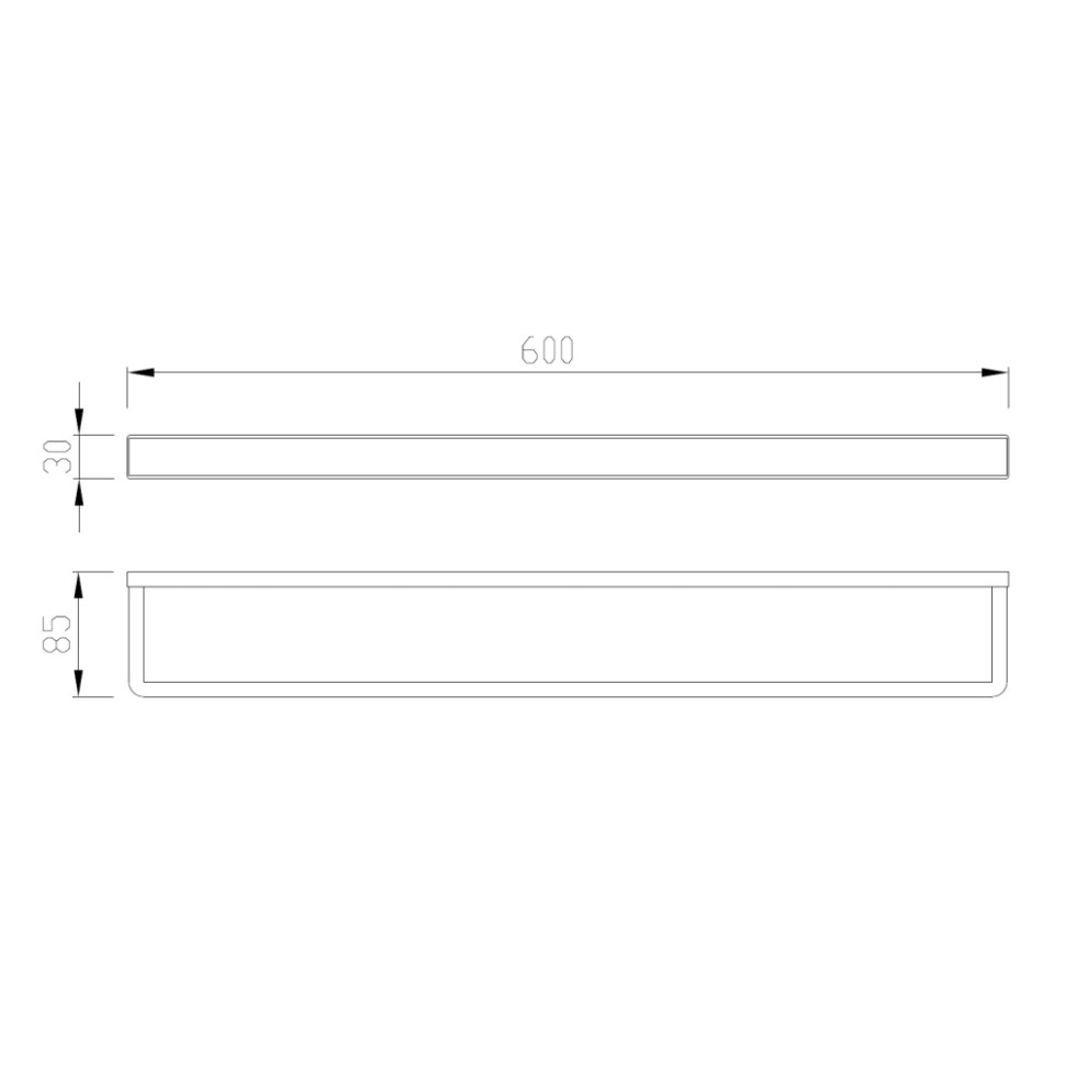 Полотенцедержатель ABBER Westen AA1755B черный матовый