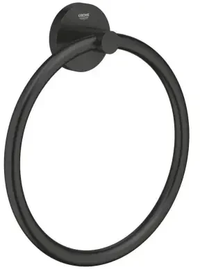 Кольцо для полотенца GROHE Essentials, матовый чёрный (1024612430)