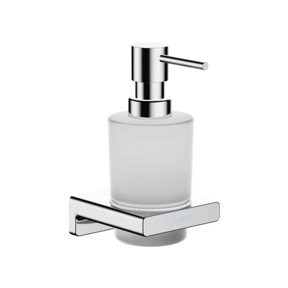Дозатор жидкого мыла с держателем, хром Hansgrohe AddStoris 41745000