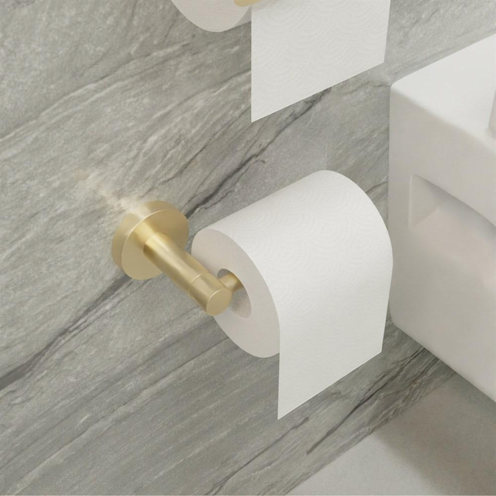 Держатель запасного рулона FIXSEN "COMFORT GOLD" золото-сатин FX-87010A