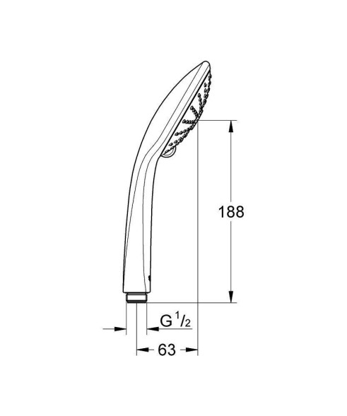 Ручной душ GROHE Vitalio Joy 110 Massage 27319000