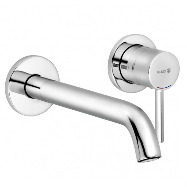 Смеситель для раковины, на 2 отверстия, хром Kludi Bozz 382450576