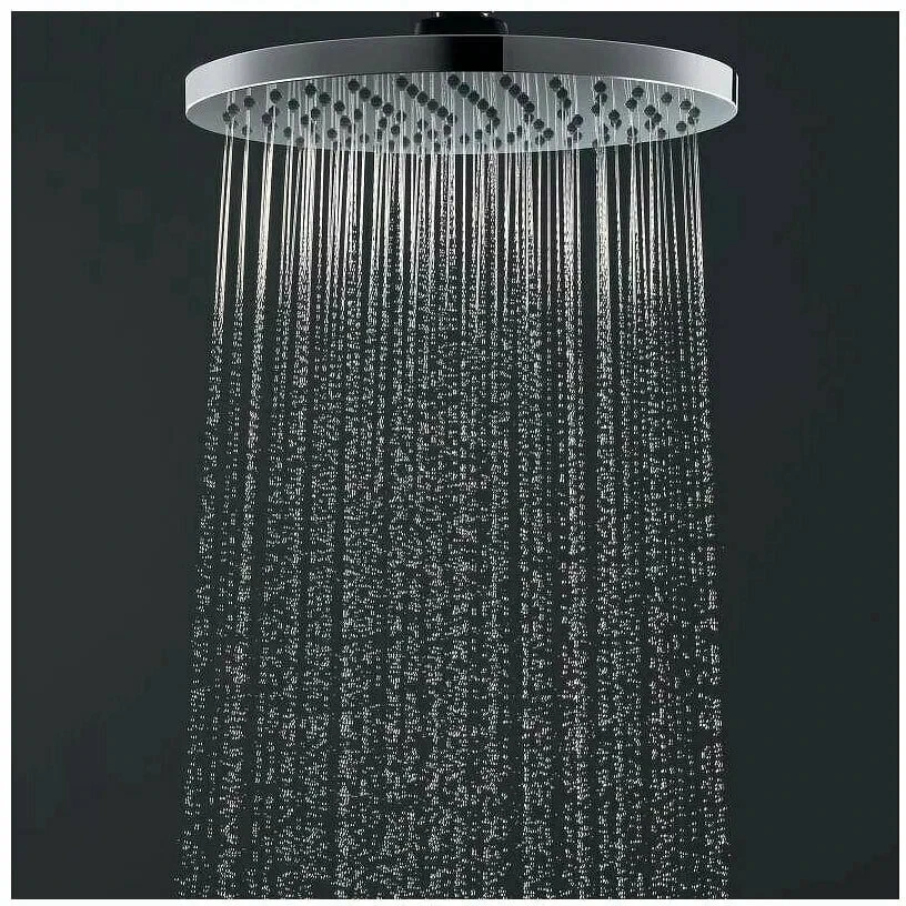 Душевая система с термостатом для душа, черный Hansgrohe Vernis Blend Showerpipe 200 26276670