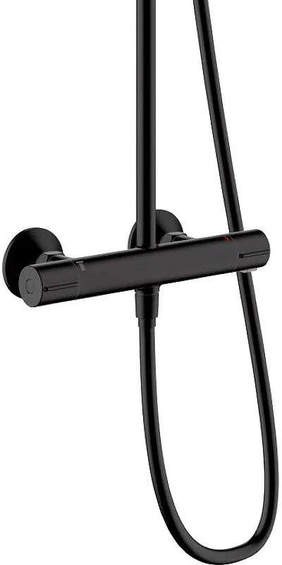 Душевая система с термостатом для душа, черный Hansgrohe Vernis Blend Showerpipe 200 26276670