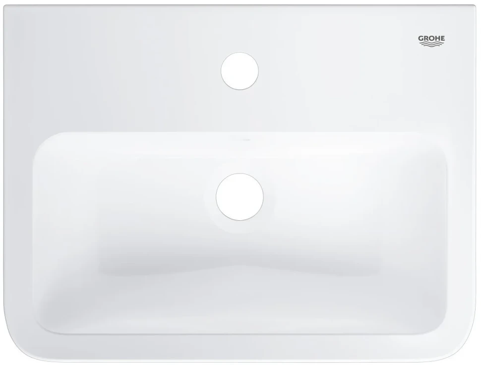 Раковина подвесная 45, с переливом, альпин-белый Grohe BauEdge Ceramic 39806000