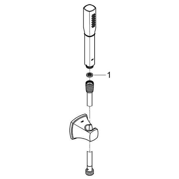 Душевой гарнитур, хром Grohe Grandera 27993000