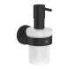 Дозатор жидкого мыла с держателем, черный Grohe Essentials 1022572430