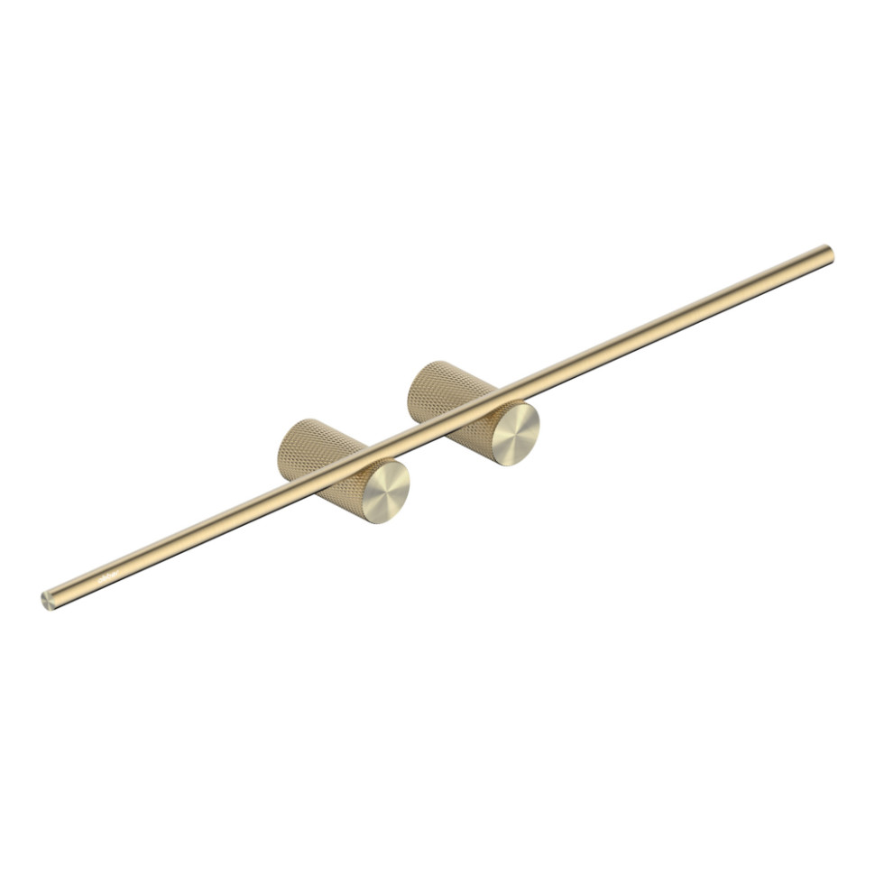 Полотенцедержатель двойной ABBER Pol 316 AA1955BG брашированное светлое золото