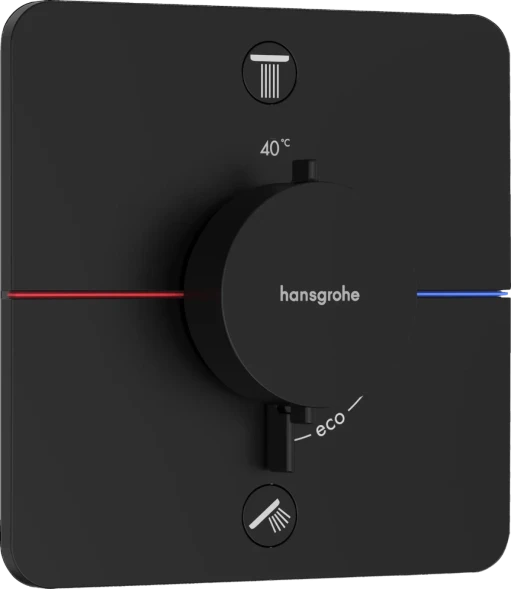 Термостат для душа, встраиваемый, черный Hansgrohe ShowerSelect Comfort Q 15583670