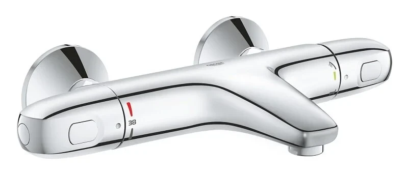 Термостат для ванны GROHE Grohtherm 1000 Pro, 1/2, настенный монтаж, (34816003)