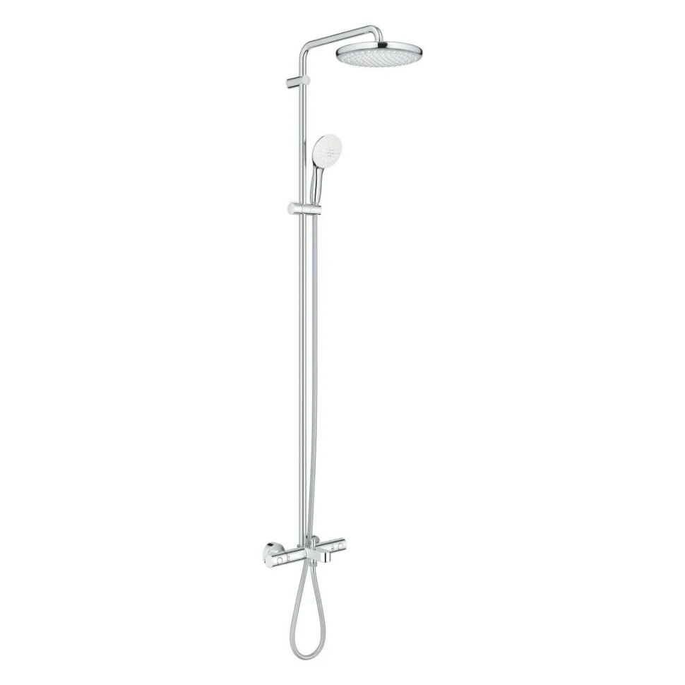 Душевая система GROHE Tempesta System 250 с термостатом для ванны, настенный монтаж, хром (26672001)