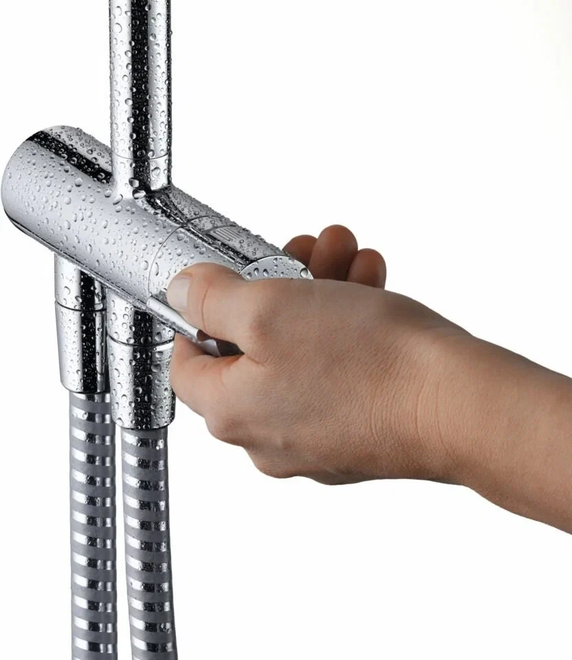 Душевая система с переключателем, без смесителя, хром Hansgrohe Vernis Blend Showerpipe 26272000