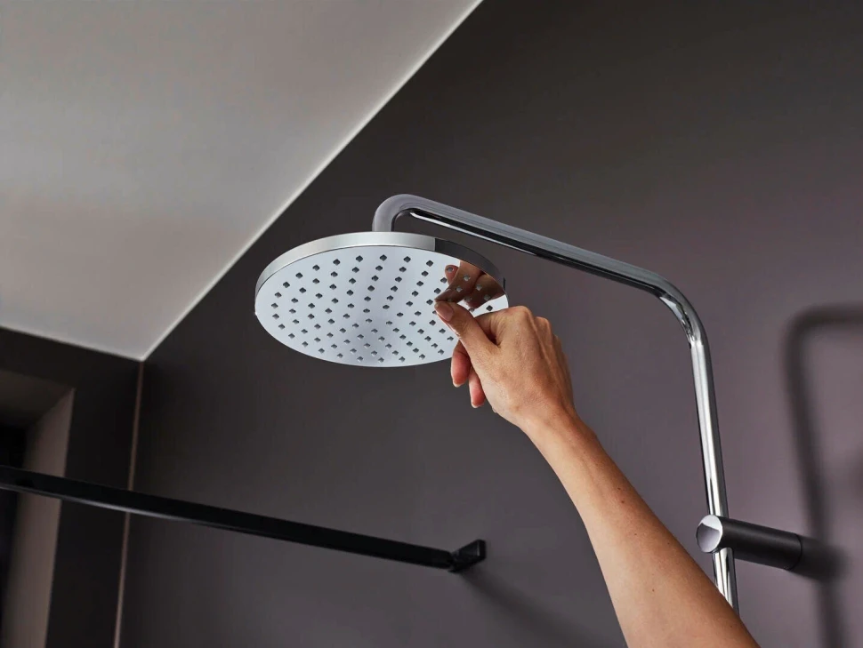 Душевая система с переключателем, без смесителя, хром Hansgrohe Vernis Blend Showerpipe 26272000