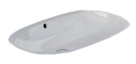 Раковина встраиваемая снизу 60, белая Rak Ceramics Variant VARUC36000AWHA