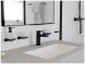 Дозатор жидкого мыла с держателем, черный Hansgrohe AddStoris 41745670