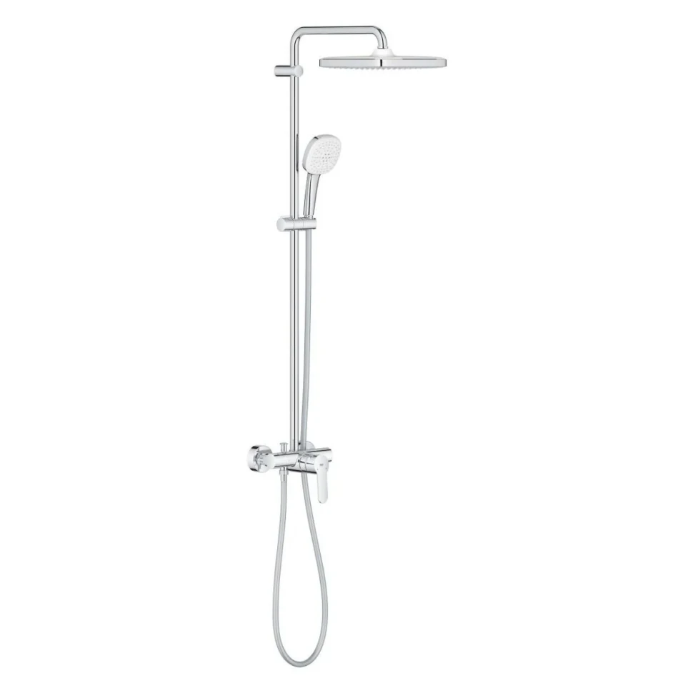 Душевая система со смесителем для душа, хром Grohe Tempesta 250 Cube 26692001