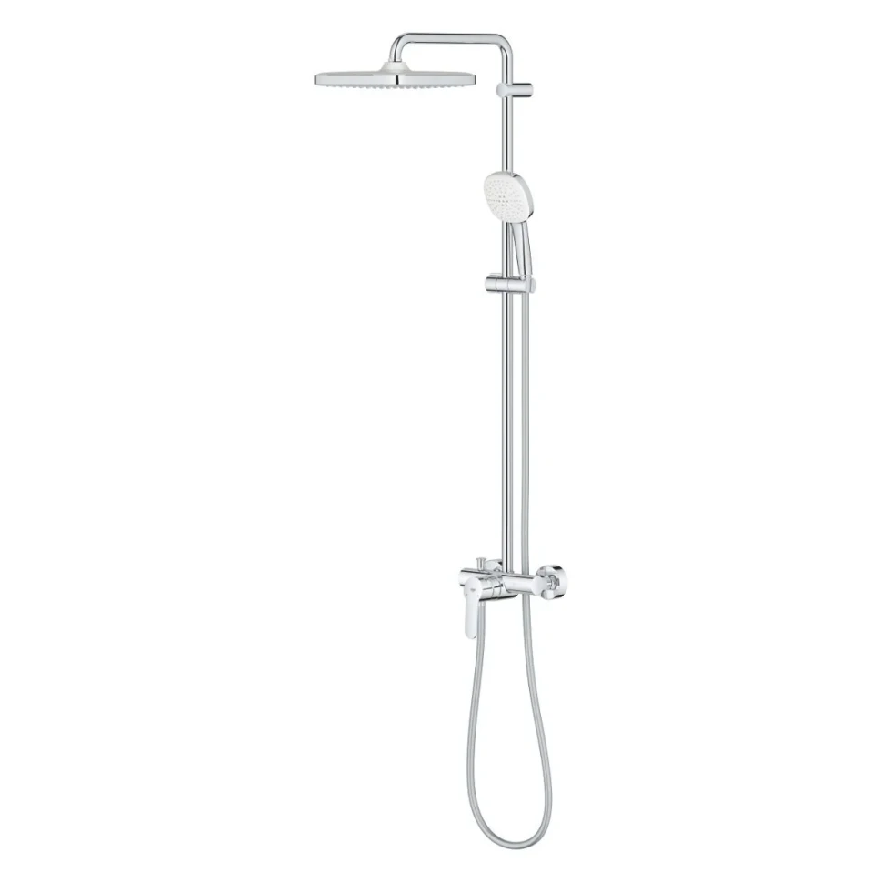 Душевая система со смесителем для душа, хром Grohe Tempesta 250 Cube 26692001