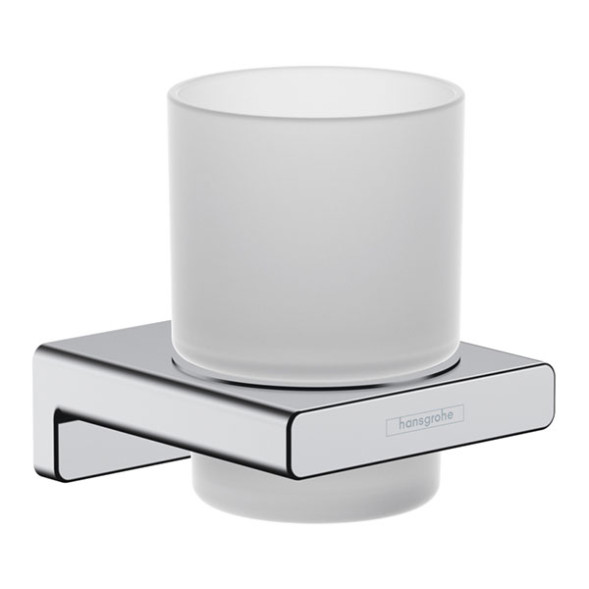 Стакан для зубных щеток с держателем, хром Hansgrohe AddStoris 41749000