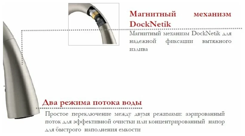 Смеситель для кухни, хром Jacob Delafon Malleco E562-CP