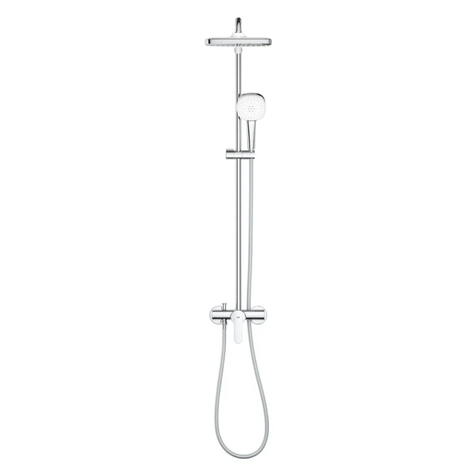 Душевая система GROHE Tempesta System 250 Cube с однорычажным смесителем настенного монтажа, хром (26692001)