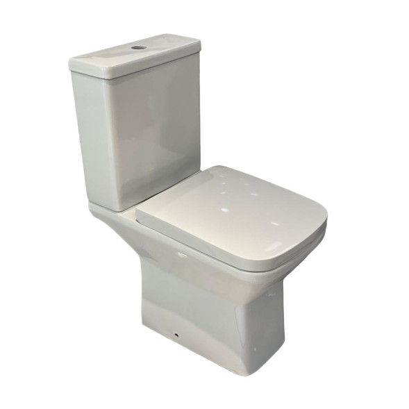 Унитаз компакт Saniteco SW-135P белый 600х360х810