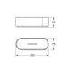 Полочка для душа, без держателя, прозрачный белый Grohe Selection 41037000