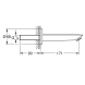 Излив для ванны, хром Grohe BauCosmopolitan 13255001