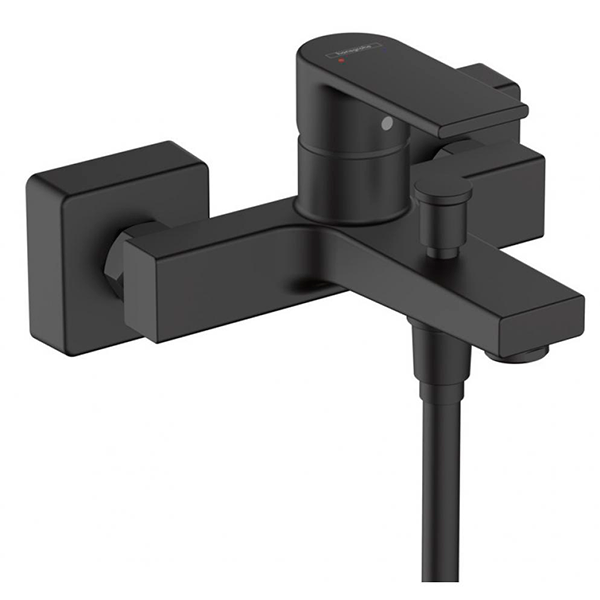 Смеситель для ванны, черный Hansgrohe Vernis Shape 71450670